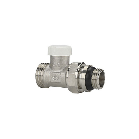 Клапан радиаторный VARMEGA VM10312 DN15x20 PN10 прямой настроечный G-1/2''х3/4'' еврокомус, с уплотнением штуцер купить в Краснодаре | "Проконсим"