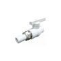 Краны шаровые ПП DN 20-32 PN 25 с односторонним разъемным соединением белые Valfex купить в Краснодаре | "Проконсим"