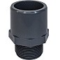 Адаптер двойной НПВХ DN 50х63-1/2" PN 16 клеевой с наружной резьбой черный Aquaviva THR05063E купить в Краснодаре | "Проконсим"
