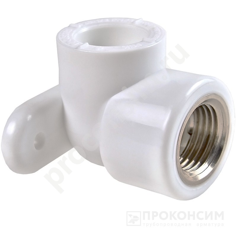 Цена по запросу.  . Угольник установочный ПП 16-1/2'' PN 25 белый РВК 21011 (930659307) со склада Проконсим в Краснодаре