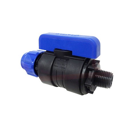 Кран шаровой компрессионный Valfex DN-25 PN-16 G-1 1/2'' цанга-штуцер купить в Краснодаре | "Проконсим"
