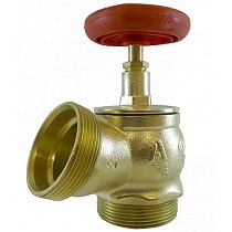 Клапан пожарный латунный угловой 125гр. Апогей КПЛ штуцер-штуцер с датчиком ДППК купить в Краснодаре | "Проконсим"