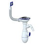 Сифон для мойки Unicorn B430VP, без отвода, 3 1/2'' х40 с отводом для стиральной машины, прямоугольный перелив купить в Краснодаре | "Проконсим"