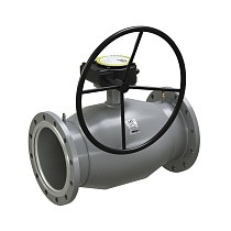 Краны стальные шаровые регулирующие DN 125-300 PN 25 цельносварные фланцевые с редуктором LD Energy Regula купить в Краснодаре | "Проконсим"