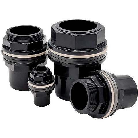 Танк-адаптер НПВХ DN 63х75-2 1/2" с наружной резьбой черный Aquaviva RERAKE063H купить в Краснодаре | "Проконсим"