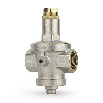 Регулятор давления DN 15-50 PN 16 мембранный никелированный под манометр VARMEGA купить в Краснодаре | "Проконсим"