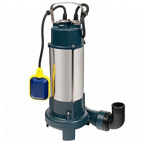Насос погружной фекальный FEKACUT V1300DF 1,3кВт 1х220В нержавеющая сталь, с поплавковым выключателем и режущим механизмом кабель 10м 40C UNIPUMP 90433 купить в Краснодаре | "Проконсим"