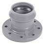 Патрубок раструбный НПВХ SDR26 DN 110 с фланцем DN 100 PN 10 Хемкор купить в Краснодаре | "Проконсим"