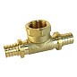 Тройник латунный для PEX труб 20-1/2''-20 PN 16 S-2,8мм под надвижную гильзу Valfex VF.432.AF купить в Краснодаре | "Проконсим"