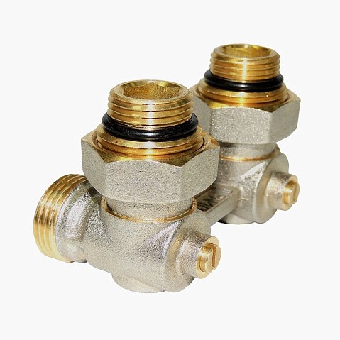 Узел нижнего подключения Vekotrim DN 15 PN 10 угловой двухтрубный 15-3/4'' с ниппелем, штуцер купить в Краснодаре | "Проконсим"