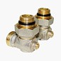 Узел нижнего подключения Vekotrim DN 15 PN 10 угловой двухтрубный 15-3/4'' с ниппелем, штуцер купить в Краснодаре | "Проконсим"