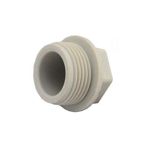 Заглушка полипропиленовая резьбовая VALFEX 25 PN 25 G-3/4'' серый купить в Краснодаре | "Проконсим"