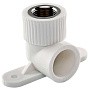 Угольник установочный ПП 20-1/2'' PN 25 с внутренней резьбой белый РТП 10797 купить в Краснодаре | "Проконсим"