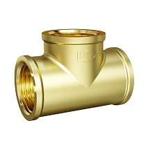 Тройники латунные DN 20-25 PN 40 муфта-муфта-муфта переходный LD Pride купить в Краснодаре | "Проконсим"