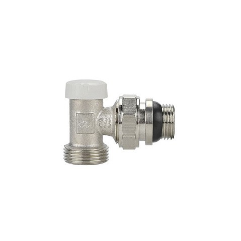Клапан радиаторный VARMEGA VM10212 DN15x20 PN10 угловой настроечный G-1/2''х3/4'' еврокомус, с уплотнением штуцер купить в Краснодаре | "Проконсим"