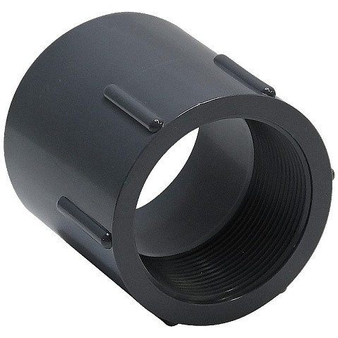 Муфта переходная НПВХ DN 32-1" PN 16 клеевая с внутренней резьбой черная Aquaviva FTH032C купить в Краснодаре | "Проконсим"