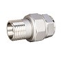 Американки латунные DN 15-50 PN 40 никелированные муфта-штуцер прямые LD Pride купить в Краснодаре | "Проконсим"