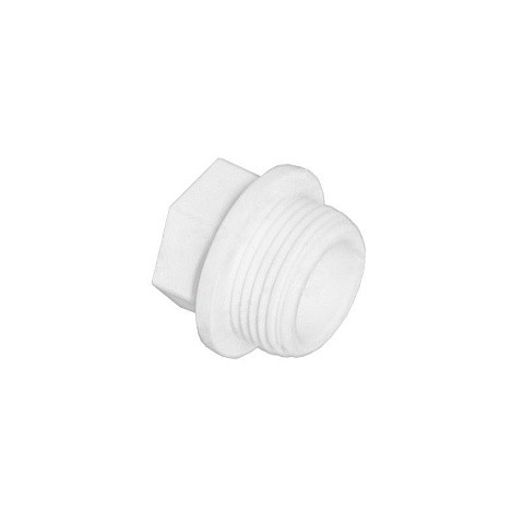 Заглушка резьбовая ПП  3/4'' PN 25 белая VALFEX Pro купить в Краснодаре | "Проконсим"