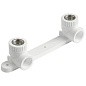 Угольник установочный двойной ПП 25-1/2'' PN 25 с внутренней резьбой белый VALFEX  купить в Краснодаре | "Проконсим"