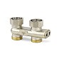 Узелы нижнего подключения VARMEGA VM139 DN20 прямой двухтрубный 3/4''x3/4'' евроконус, перекрёстный муфта-штуцер купить в Краснодаре | "Проконсим"