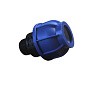 Муфта компрессионная соединительная ПНД DN 40 PN 16 наружная резьба х1 1/4” обжимной для ПЭ труб 20-40гр. Кудиновский трубный завод