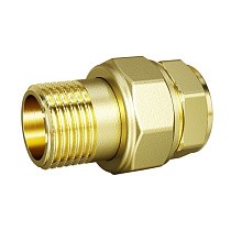 Американки латунные DN 15-50 PN 40 муфта-штуцер прямые LD Pride купить в Краснодаре | "Проконсим"