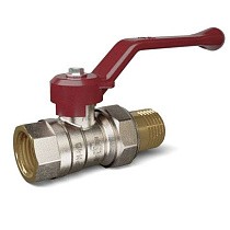 Краны латунные шаровые DN 15-32 PN 25-40 никелированные рычаг американка Temper серия 88 ГОСТ Р 59553 купить в Краснодаре | "Проконсим"