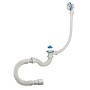 Сифон для ванн колено ORIO A-7008 (S-тип) 1 1/2 выпуск пластик D70 с переливом