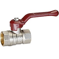Краны латунные шаровые DN 15-50 PN 25-40 никелированные рычаг муфта-муфта Temper купить в Краснодаре | "Проконсим"
