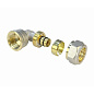 Угольник латунный для PEX труб 20-1/2'' PN 10 обжимной никелированный Valfex VF.352.N  купить в Краснодаре | "Проконсим"
