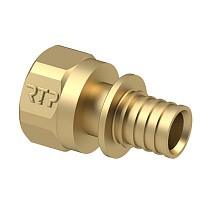 Муфты латунные для PEX труб DN 16-40 PN 16 под надвижную гильзу с внутренней резьбой РосТурПласт купить в Краснодаре | "Проконсим"