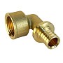 Угольник латунный для PEX труб 16-1/2'' PN 16 S-2,2мм под надвижную гильзу Valfex VF.452.AF купить в Краснодаре | "Проконсим"