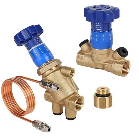 Комплект автоматической балансировки MVI BLN.DP1.06, DN 25 PN 25 (Регулятор перепада давления BL.510 +клапан балансировочный BL.210 +переходник BL.901.02) купить в Краснодаре | "Проконсим"