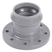 Патрубки НПВХ раструбные SDR26 DN 110-400 PN 10 с фланцем Хемкор купить в Краснодаре | "Проконсим"