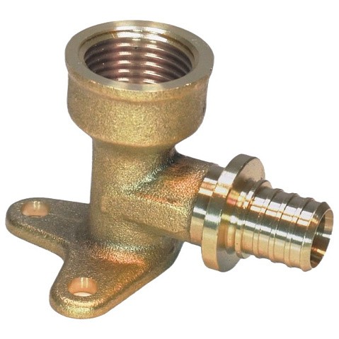 Угольник латунный (водорозетка) для PEX труб 20-1/2'' с внутренней резьбой под надвижную гильзу Hipex типS HFWS00056 купить в Краснодаре | "Проконсим"