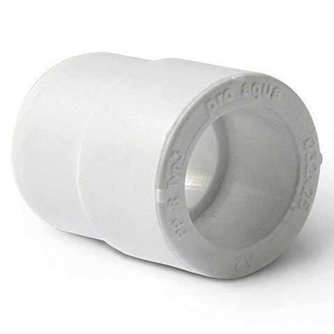 Муфта переходная ПП 75-63 PN 25 штуцер-муфта белая Pro Aqua PA12542P купить в Краснодаре | "Проконсим"