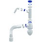Сифон для умывальника Unicorn А520V, 40х50 гибкий отвод, 1 1/2'' х40 с отводом для стиральной машины преходник 40х32 купить в Краснодаре | "Проконсим"