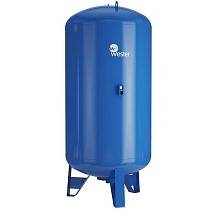 Гидроаккумуляторы для водоснабжения DN 50-80 PN 25 вертикальные голубые WESTER купить в Краснодаре | "Проконсим"