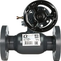 Краны стальные шаровые регулирующие DN 65-600 PN 16 цельносварные фланцевые с редуктором JIP-FF РИДАН купить в Краснодаре | "Проконсим"