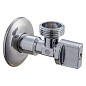 Кран латунный шаровой угловой MVI BV.464 DN 15-20 PN 10 штуцер бабочка купить в Краснодаре | "Проконсим"