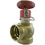 Клапан пожарный латунный КПЛМ DN 50 PN 16 угловой 90гр. муфта-штуцер с датчиком ДППК 20,5 Апогей купить в Краснодаре | "Проконсим"