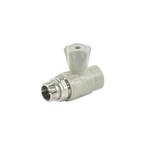 Кран шаровой для радиатора прямой VALFEX 25 PN 25 G-3/4'' серый купить в Краснодаре | "Проконсим"