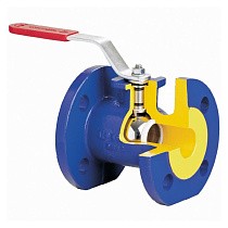 Кран шаровой DN 200 PN 16 чугунный 400мм уплотнение PTFE фланцевый полный проход с ISO Zetkama zBAL.565  купить в Краснодаре | "Проконсим"