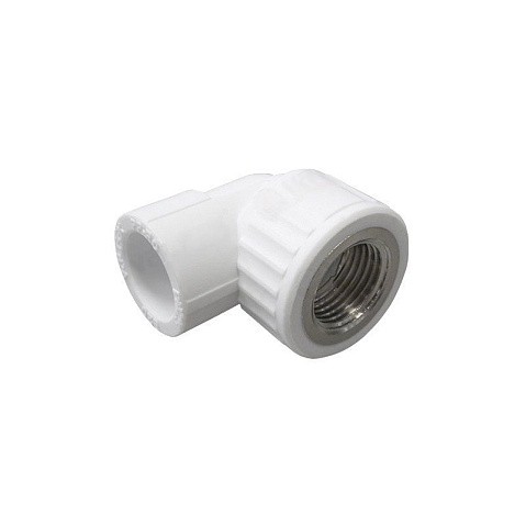Угольник ПП 20-1/2'' PN 25 белый VALFEX Pro купить в Краснодаре | "Проконсим"