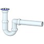 Сифон для умывальника Unicorn Y110, 40х40 прямой отвод, 1 1/2'' х40 чаша из нержавеющей стали купить в Краснодаре | "Проконсим"