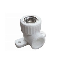 Угольники установочные ПП DN 20-25 PN 25 с внутренней резьбой белые PlasticPro купить в Краснодаре | "Проконсим"