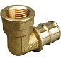 Угольник латунный для PEX труб 16-1/2'' PN 10 OP под надвижную гильзу с внутренней резьбой ONE PLUS купить в Краснодаре | "Проконсим"