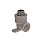 Угольник установочный двойной ПП 20-1/2'' PN 25 с наружной резьбой серый купить в Краснодаре | "Проконсим"