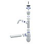 Сифон для мойки Unicorn В310V, 40х40 прямой отвод, 1 1/2'' х40 чаша из нержавеющей стали с отводом для стиральной машины купить в Краснодаре | "Проконсим"