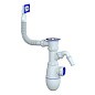 Сифон для мойки Unicorn В440V, без отвода, 1 1/2'' х40 чаша из нержавеющей стали, прямоугольный перелив купить в Краснодаре | "Проконсим"